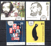 Argentina 2014 ** YT 3063-66 Design Contest In Tribute To Julio Cortázar. Concurso Diseño En Homenaje A Julio Cortázar. - Unused Stamps