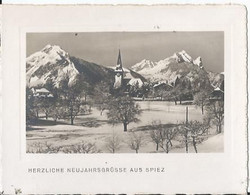 Photo - Herzliche Neujahrsgrusse Aus Spiez - Canton De Berne - Bern - Bonne Année - Envoyé En 1945 - Non Classificati