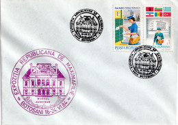 A2810-  Expozitia Republicana De Maximafilie, Stamps On Cover Botosani 1984 Romania - Lettres & Documents