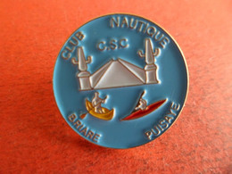 Pins Pin's - émail Club Nautique CSC BRIARE - PUISAYE Loiret - Signé Agnes Moulin - Aviron