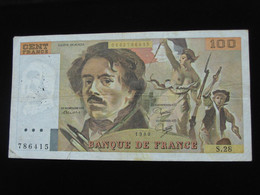 100 Cent Francs - DELACROIX  - 1980   **** EN ACHAT IMMEDIAT **** - 100 F 1978-1995 ''Delacroix''