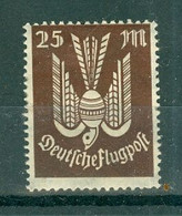 ALLEMAGNE (III Reich) - POSTE AERIENNE N° 17* MH Unicolore Format Plus Grand (22x28) Dentelés 13x13,5. - Poste Aérienne