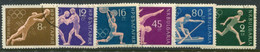 BULGARIA 1960 Olympic Games Perforated Used.  Michel 1172-77 - Usados