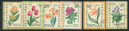 BULGARIA 1960 Flowers  Used.  Michel 1164-69 - Oblitérés