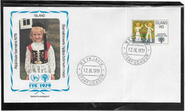 Thème Enfance - Année Internationale De L'Enfance 1979 - Islande - Enveloppe - TB - Other & Unclassified