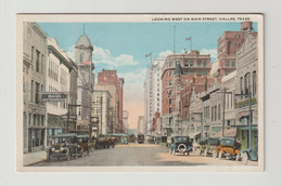 DALLAS:  LOOKING  WEST  ON  MAIN  STREET  -  FP - Dallas