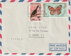 Nouvelle Calédonie 1968 Lettre Pour La France Oblit. Nouméa - Cartas & Documentos