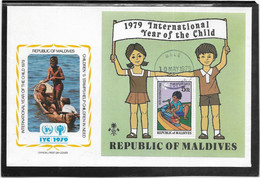 Thème Enfance - Année Internationale De L'Enfance 1979 - Maldives - Enveloppe - TB - Autres & Non Classés