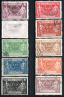 N° 1,2,3,4,6,7,8,12,13,17 - 1920 - 21 - Used Stamps