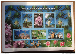Madagascar Madagaskar 2002 Flora Flore Flowers Blumen Fleurs Ravinala Souvenir Sheet IMPERF Bloc Block TRES RARE ! - Madagascar (1960-...)
