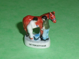 Fèves / Fève / Sports : Le Toilettage , équitation , Cheval      T17 - Sports