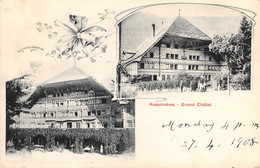 CPA  Suisse, ROSSINIERES, Le Grand Chalet, 1908 - VD Vaud