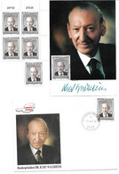 1755e: UNO- Generalsekretär Kurt Waldheim 1992, Belege Und Briefmarken ** - Lettres & Documents