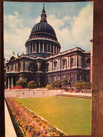 PC De 1969, ST.PAUL'S CATHEDRAL. LONDON (ANGLETERRE), Cahet Postal FULHAM, éd M And L, National Series - St. Paul's Cathedral