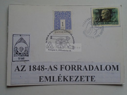 D177679 Hungary   - Handmade (cut And Glued) Commemorative Card Of A Hungarian Collector - Cartas & Documentos
