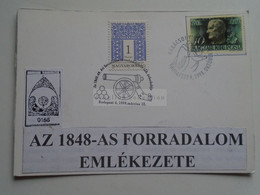 D177679 Hungary   - Handmade (cut And Glued) Commemorative Card Of A Hungarian Collector - Briefe U. Dokumente