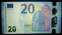 20 EURO U034F6 Draghi France Serie UF Charge 77 Perfect  UNC - 20 Euro