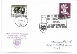 1756a: UNO Feldpostbeleg 1501 UNFICYP AUSCON Aus 1981 - Storia Postale