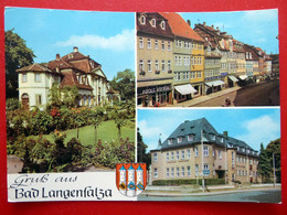 Bad Langensalza - Schwefelbad - Wappen - Klubhaus - Marktstraße - Thüringen 1982 - Bad Langensalza