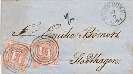 AD Thurn Und Taxis Brief 1863 Nr. 26 - Tour Et Taxis