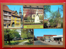 Bad Langensalza - HO Kaufhalle Junge Welt - Karl Liebknecht Platz - Klagetor - Thüringen 1983 - Bad Langensalza