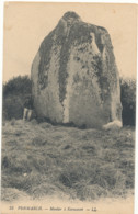 Finistère (29), Menhir à Kerscaven, Penmarch - Dolmen & Menhirs