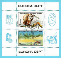 Türkisch-Zypern  1986  Mi.Nr. Block 5 (179/180) , EUROPA CEPT  Natur-und Umweltschutz - Gestempelt / Fine Used / (o) - Sonstige & Ohne Zuordnung