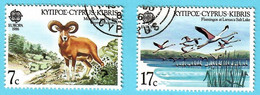 Zypern   1986  Mi.Nr. 655 / 656 , EUROPA CEPT  Natur-und Umweltschutz - Gestempelt / Fine Used / (o) - Autres & Non Classés