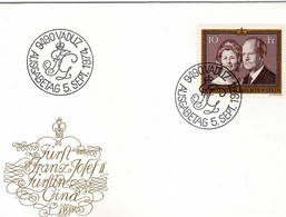 Liechtenstein - (1974) -  Enveloppe   - 10 F. Couple Princier - Storia Postale