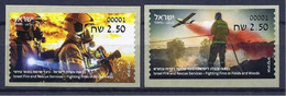 Israel.2021.ATM Postage Label - Fire Service. Fighting Fires In Urban Environments And Outside Urban Areas.2 V. - Vignettes D'affranchissement (Frama)
