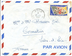 CAMEROUN ENV 1958 EDEA / LETTRE AVION => FRANCE - Briefe U. Dokumente