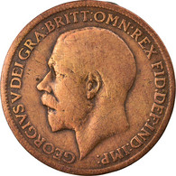 Monnaie, Grande-Bretagne, George V, Farthing, 1912, TB+, Bronze, KM:808.1 - B. 1 Farthing