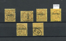 !!! LOT D'OBLITERATIONS SUPERBES SUR N°1 DU LEVANT - Used Stamps