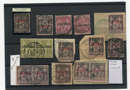 !!! LOT D'OBLITERATIONS SUPERBES SUR TYPES SAGE DU LEVANT - Used Stamps