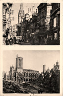 Caen * Rue Et église St Pierre * Avant Et Après Les Bombardements * Multivues - Caen