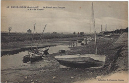 44    Basse Indre  -   Le Canal Des  Forges A Maree Basse - Basse-Indre