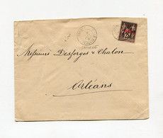 !!! LEVANT : LETTRE DE SMYRNE POUR ORLEANS DE 1888 - Lettres & Documents