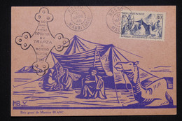 MAURITANIE - Carte Maximum En 1946 - Campement De Bédouins Avec Chameau - L 94308 - Storia Postale