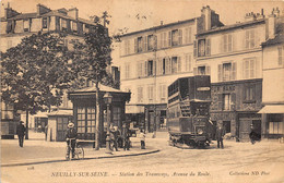 92-NEUILLY-SUR-SEINE- STATION DES TRAMWAYS, AVENUE DU ROULE - Neuilly Sur Seine