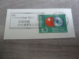 Bern - Neuf Posttaxen - Flamme Philatélique - Année 1967 - - Collections