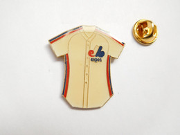 Beau Pin's , Baseball , Maillot , Expos De Montréal , Canada - Baseball