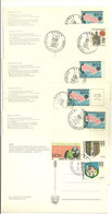 Tchecoslovaquie Ceskoslovensko Lot 6 Cartes Pompiers Ctif Cssr Brno  1973 - Collections, Lots & Series