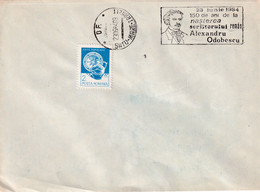 A2825 - 150 Ani De La Nasterea Scriitorului Roman Alexandru Odobescu, Arta Populara, Satu-Mare 1984  Romania - Covers & Documents