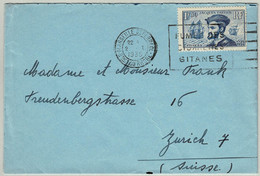 Frankreich / France 1931, Brief Marseille - Zürich, Tabak / Tabac / Tobacco, Rauchen / Fumer / Smoking, Cartier - Drugs