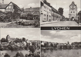 D-17279 Lychen - Alte Ansichten - Malerwinkel - Stargarder Tor - Ortsansicht - Oberpfuhlsee - Nice Stamp - Lychen