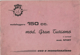 MV Agusta Moto Motore Motorrad Motorcycle Istruzioni Manutenzione Entretien Notice 1960 Motoleggera - Motor Bikes