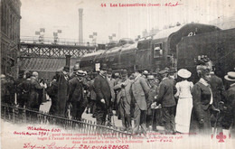 CPA   LES LOCOMOTIVES (OUEST )---MACHINE 6001 ANCIENNE 2901---1909 - Trains