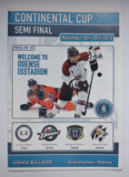 Hockey Program 1/2 Final - 2017 Continental Cup Denmark -Donbass, Odense, Nottinham Panthers England, Les Ducs D'Angers - Boeken