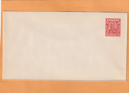 Canada Old Cover Unused - 1903-1954 De Koningen