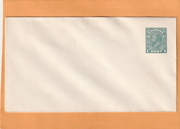 Canada Old Cover Unused - 1903-1954 De Koningen